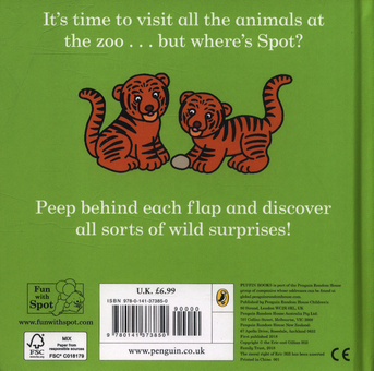 Бумажная книга «Find Spot at the Zoo», автор Эрик Хилл - фото №2 - миниатюра