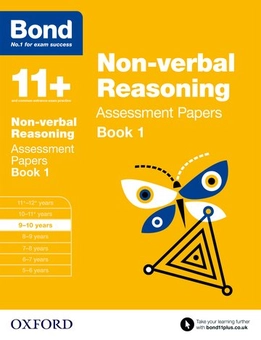 Паперова книга «Bond 11+: Non-verbal Reasoning: Assessment Papers : 9-10 years Book 1», автор Ендрю Бейнс - фото №1 - мініатюра