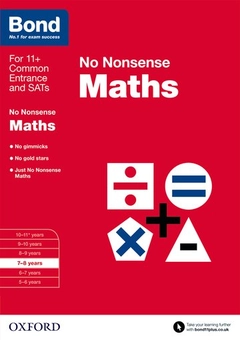 Бумажная книга «Bond: Maths: No Nonsense : 7-8 years», автор Сара Линдсей - фото №1 - миниатюра