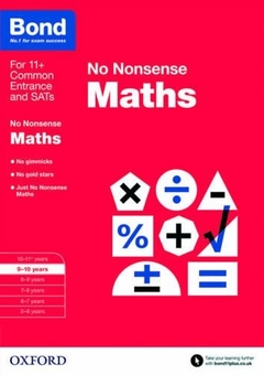 Бумажная книга «Bond: Maths: No Nonsense : 9-10 Years», автор Сара Линдсей - фото №1 - миниатюра