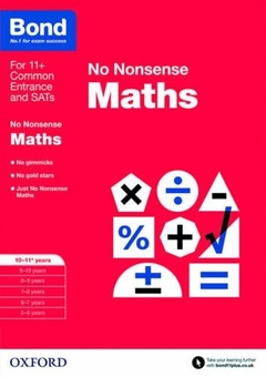 Паперова книга «Bond: Maths: No Nonsense : 10-11+ years», автор Сара Лiндсей - фото №1 - мініатюра