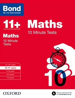 Паперова книга «Bond 11+: Maths: 10 Minute Tests : 10-11+ years», автор Елісон Прімроуз - фото №1 - мініатюра