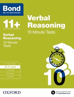 Паперова книга «Bond 11+: Verbal Reasoning: 10 Minute Tests : 10-11+ years», автор Френсіс Даун - фото №1 - мініатюра