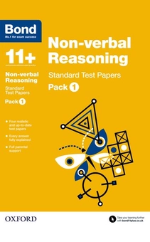 Паперова книга «Bond 11+: Non-verbal Reasoning: Standard Test Papers : Pack 1», автор Ендрю Бейнс - фото №1 - мініатюра