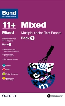 Бумажная книга «Bond 11+: Mixed: Multiple-choice Test Papers : Pack 1», автор Элисон Примроуз - фото №1 - миниатюра