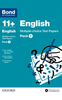 Бумажная книга «Bond 11+: English: Multiple-choice Test Papers : Pack 1», автор Сара Линдсей - фото №1 - миниатюра