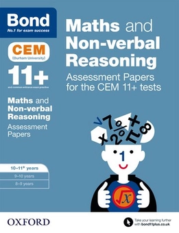 Бумажная книга «Bond 11+ Maths and Non-verbal Reasoning Assessment Papers for the CEM 11+ tests : 10-11+ years», автор Элисон Примроуз - фото №1 - миниатюра