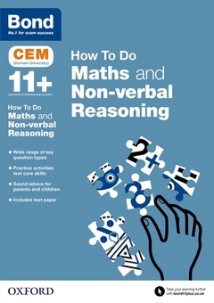 Бумажная книга «Bond 11+: CEM How To Do: Maths and Non-verbal Reasoning», автор Элисон Примроуз - фото №1 - миниатюра