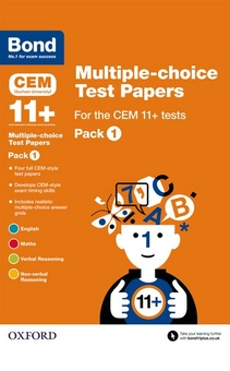 Бумажная книга «Bond 11+: Multiple-choice Test Papers for the CEM 11+ Tests Pack 1», автор Мишельджой Хьюз - фото №1 - миниатюра