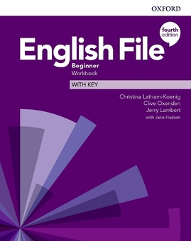 Паперова книга «English File: Beginner: Workbook with Key», авторів Клайв Оксенден, Крістіна Латам-Кеніґ, Джеррі Ламберт - фото №1 - мініатюра
