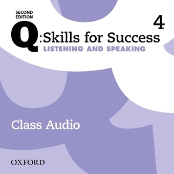 Бумажная книга «Q: Skills for Success. Level 4. Listening and Speaking. Class Audio CD» - фото №1 - миниатюра