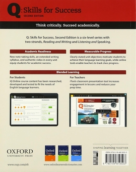 Паперова книга «Q: Skills for Success. Level 5. Reading and Writing», авторів Найджел А. Каплан, Скотт Рой Дуглас - фото №2 - мініатюра