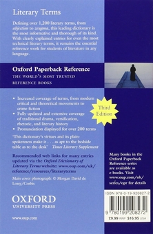 Паперова книга «Oxford Dictionary of Literary Terms», автор Кріс Болдік - фото №2 - мініатюра