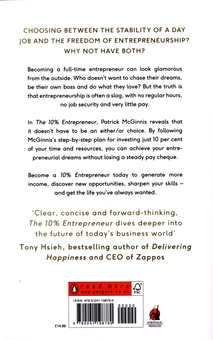 Паперова книга «The 10% Entrepreneur», автор Патрік Макджинніс - фото №2 - мініатюра