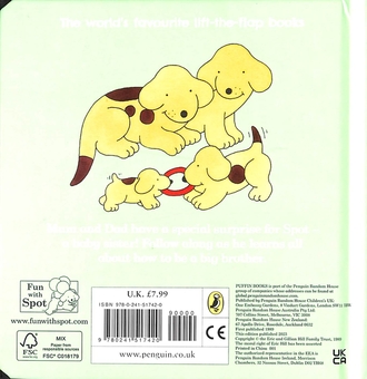 Бумажная книга «Spot's Baby Sister», автор Эрик Хилл - фото №2 - миниатюра