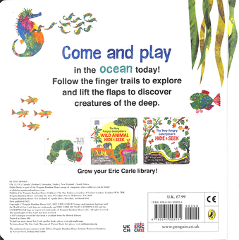 Бумажная книга «The Very Hungry Caterpillar's Ocean Hide-and-Seek», автор Эрик Карл - фото №2 - миниатюра