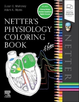 NETTER’s ANATOMY COLORING BOOK Книга «Netter's Physiology Coloring Book» – Адам Майерс, купити за