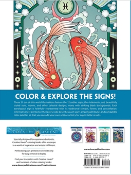 Бумажная книга «Creative Haven. Astrology. Coloring Book», автор Джессика Мазуркевич - фото №2 - миниатюра