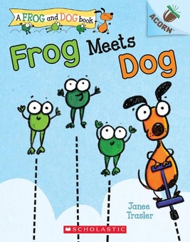 Бумажная книга «Frog Meets Dog», автор Джени Траслер - фото №1 - миниатюра