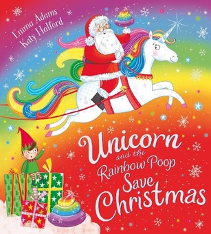 Бумажная книга «Unicorn and the Rainbow Poop Save Christmas», автор Эмма Адамс - фото №1 - миниатюра