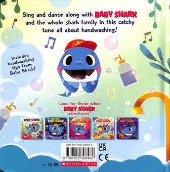 Бумажная книга «Wash Your Fins, Baby Shark! Doo Doo Doo Doo Doo Doo», автор Джон Джон Баджет - фото №2 - миниатюра