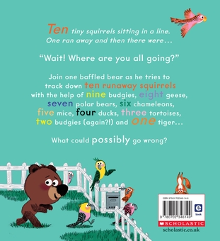 Паперова книга «Ten Tiny Squirrels», автор Каель Тюдор - фото №2 - мініатюра