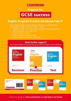 Paper book «KS3 Year 9 English Targeted Practice Workbook with answers.», author Cindy Torn - фото №2 - миниатюра