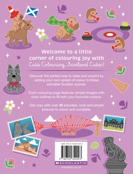 Бумажная книга «Scotland Cuties Cosy Colouring Book», автор Схоластик - фото №2 - миниатюра