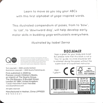 Бумажная книга «Baby Loves Yoga. An ABC of First Poses», авторов Изабель Серна, Дженнифер Экфорд - фото №2 - миниатюра