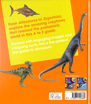 Бумажная книга «A to Z of Dinosaurs and Prehistoric Animals», автор Нэнси Дикманн - фото №2 - миниатюра