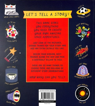Паперова книга «Let's Tell a Story. Space Adventure», автор Лілі Мюррей - фото №2 - мініатюра