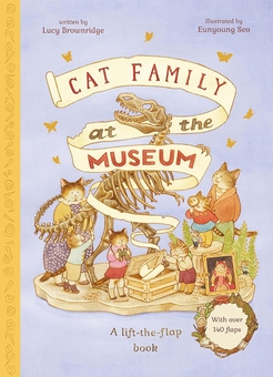 Паперова книга «Cat Family at The Museum», автор Люсі Браунрідж - фото №1 - мініатюра