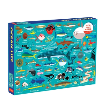 Бумажная книга «Fun With Puzzles Ocean Life (9555430901670)» - фото №1 - миниатюра