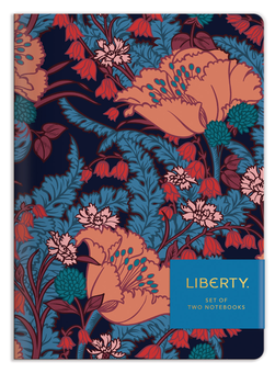 Бумажная книга «Liberty London Floral Writers Notebook Set» - фото №1 - миниатюра