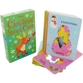 Бумажная книга «Christmas Stencil Cards» - фото №4 - миниатюра