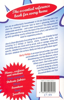 Паперова книга «How To Clean Absolutely Everything», автор Барті Філліпс - фото №2 - мініатюра