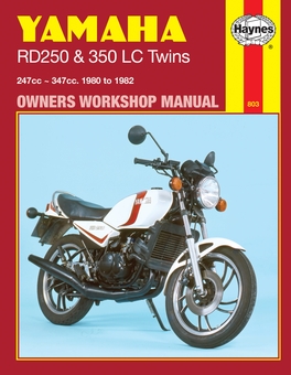 Бумажная книга «Yamaha RD250 & 350LC Twins (80 - 82) Haynes Repair Manual», автор Haynes Publishing - фото №1 - миниатюра