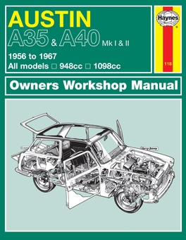 Бумажная книга «Austin A35 & A40 (1956 - 1967) Haynes Repair Manual», автор Haynes Publishing - фото №1 - миниатюра