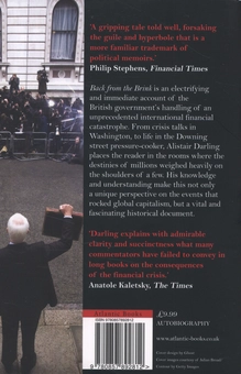 Паперова книга «Back from the Brink. 1000 Days at Number 11», автор Алістер Дарлінг - фото №2 - мініатюра