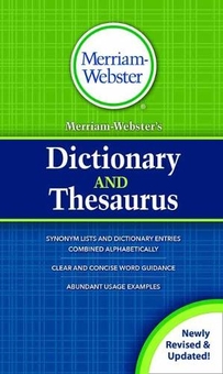 Паперова книга «MerriamWebster's Dictionary and Thesaurus» - фото №1 - мініатюра