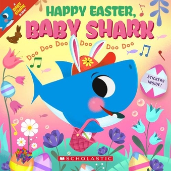 Бумажная книга «Happy Easter Baby Shark Doo Doo Doo Doo Doo Doo», автор Джон Джон Баджет - фото №1 - миниатюра