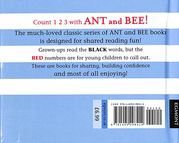 Паперова книга «Ant and Bee Count 123», автор Анжела Баннер - фото №2 - мініатюра