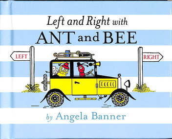 Паперова книга «Left and Right with Ant and Bee», автор Анжела Баннер - фото №1 - мініатюра