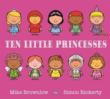 Бумажная книга «Ten Little Princesses», автор Майк Браунлоу - фото №1 - миниатюра
