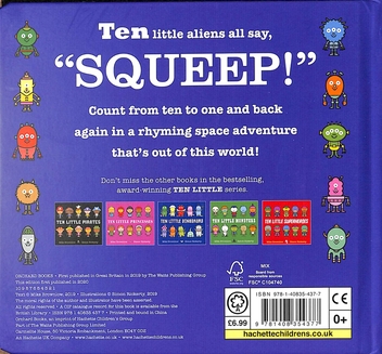 Бумажная книга «Ten Little Aliens», автор Майк Браунлоу - фото №2 - миниатюра