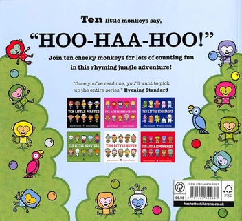Бумажная книга «Ten Little Monkeys», автор Майк Браунлоу - фото №2 - миниатюра