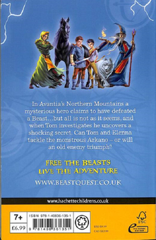 Паперова книга «Beast Quest. Arkano the Stone Crawler. Special 25», автор Адам Блейд - фото №2 - мініатюра