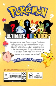 Паперова книга «Pokémon Ultimate Quiz Book» - фото №2 - мініатюра