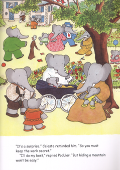 Бумажная книга «Babar's Birthday Surprise», автор Лорен де Брюнхофф - фото №5 - миниатюра