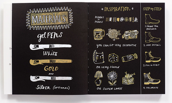 Паперова книга «Draw Every Day, Draw Every Way (Guided Sketchbook)», автор Дженніфер Льюїс - фото №8 - мініатюра